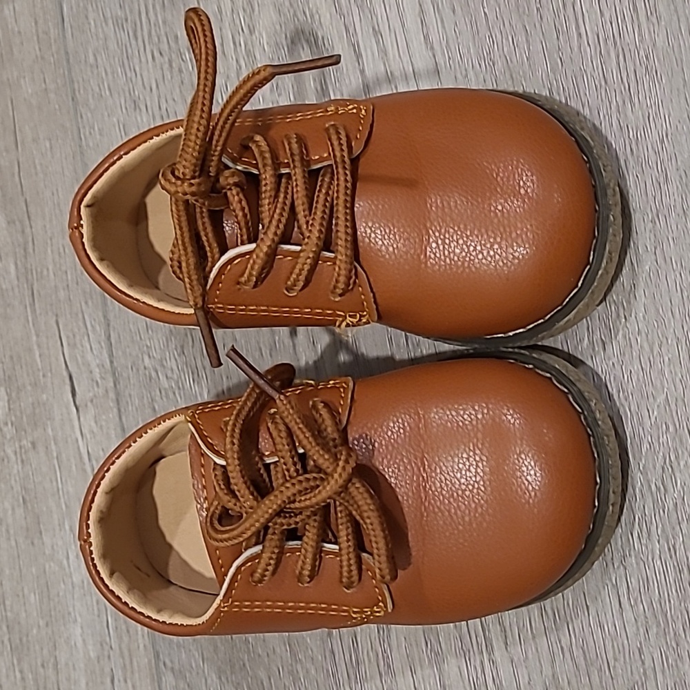 Toddler Boy Shoes Oxford Dress Wedding Toddler 6-18 Months Size 6 Formal Infant